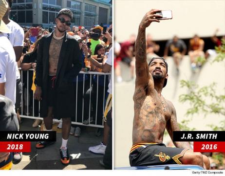 Nick Young Takes on J.R. Smith in NBA Parade Edition of 'Who Wore it Better'