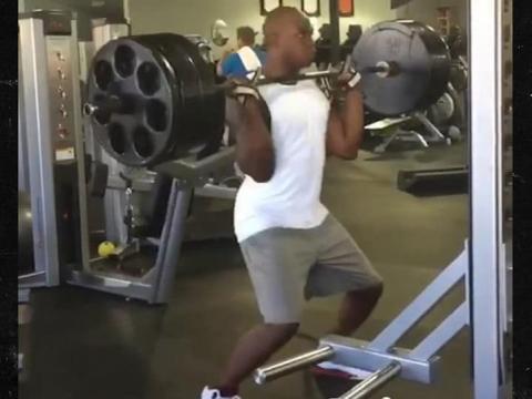 DeMarcus Ware Reps Monster 305-Pound Hang Power Cleans, 'Basic Tuesday'
