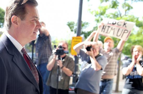 Judge sends Trump's former campaign chief Manafort to jail