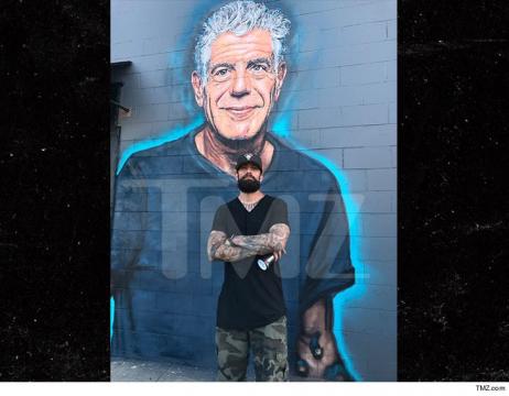 Anthony Bourdain Mural Unveiled at Santa Monica Bar