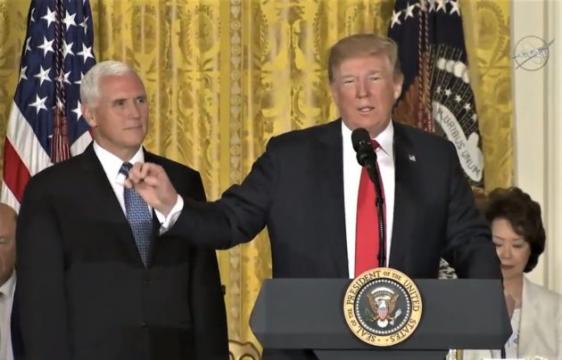 President Trump directs Pentagon to create ‘separate but equal’ Space Force