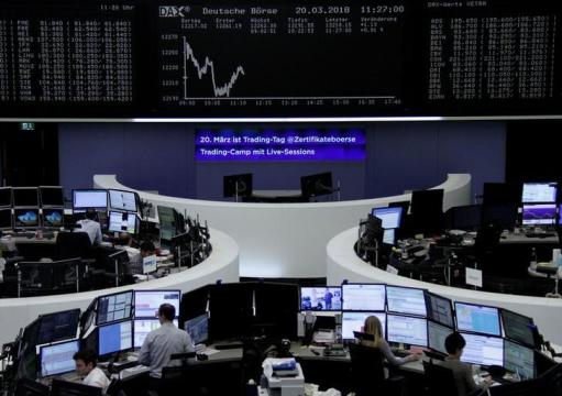 World shares snap five-day losing streak on China policy easing