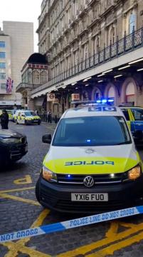 London station evacuated after reports of man on track with bomb - police