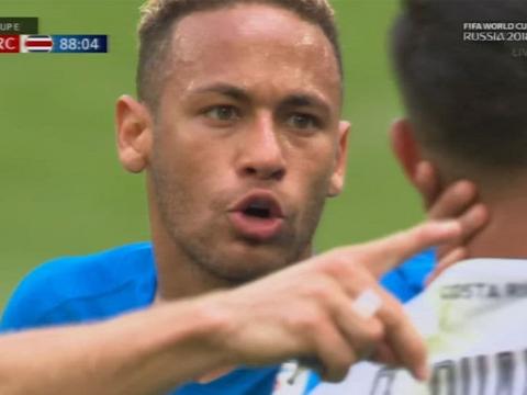 Neymar Cusses Out Costa Rica Players, 'Puta'