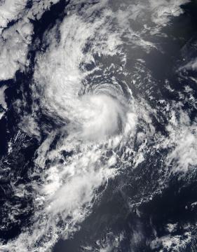 NASA catches a view of a fading Tropical Cyclone Daniel