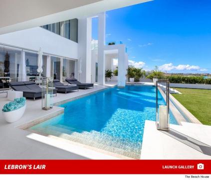 LeBron James Dropping $75k a Week on Anguilla Beach Mansion