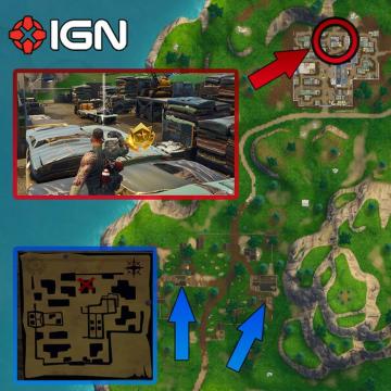 Fortnite: How to Find the Haunted Hills Treasure Map and Location - Week 9 Challenges