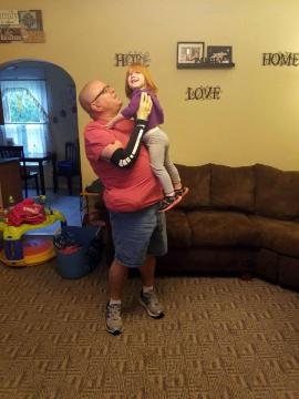 New technology enables man to hold his granddaughter again