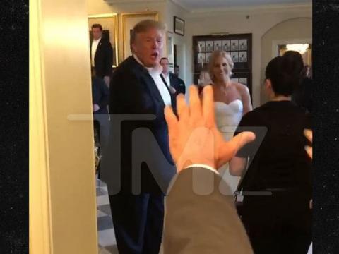 Donald Trump's Back to Crashing Weddings at Golf Club in New Jersey