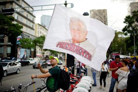 Exit polls show Mexicans overwhelmingly voted for leftist Lopez Obrador