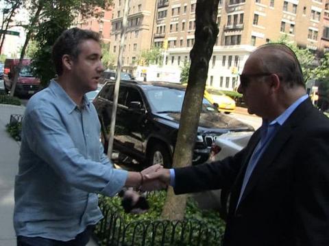 Trump Attorney Michael Cohen Gets 'Rat' Warning and Support on NYC Streets