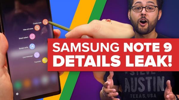 Samsung Galaxy Note 9 details leak, new Google Maps arrives (Alphabet City)