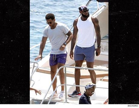LeBron James Enjoys Yacht Time with Family in Italy