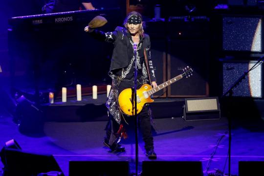 Alice Cooper, Johnny Depp, Joe Perry storm Montreux stage