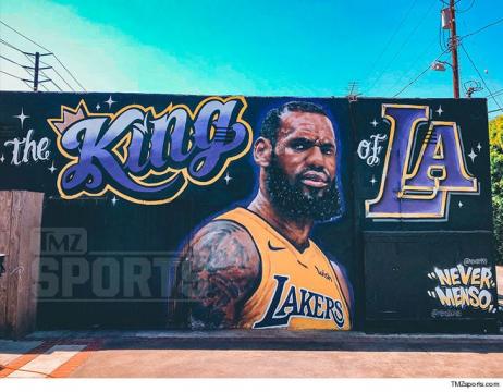 LeBron James Already Has a Mural in Los Angeles