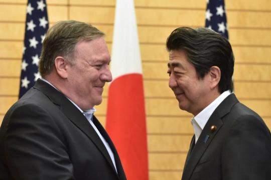 Japan's Abe praises Pompeo after Pyongyang's 'gangster-like' accusation