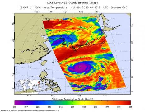 NASA sees a well-organized typhoon Maria