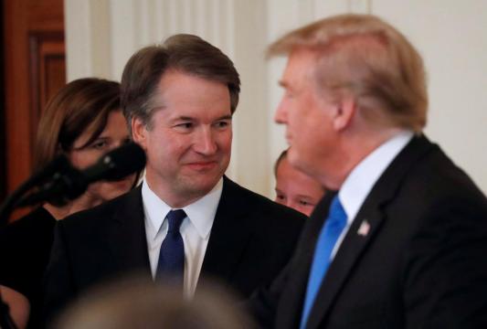 Trump's Supreme Court nominee Kavanaugh woos U.S. Senate