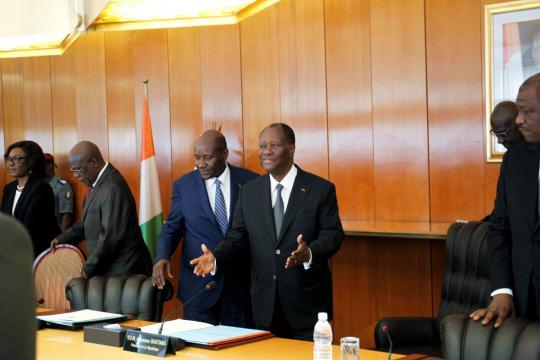 Key positions unchanged in new Ivory Coast government