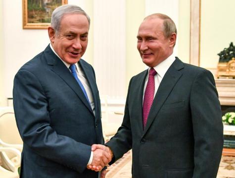 Israel shoots down Syria drone; Netanyahu meets Putin