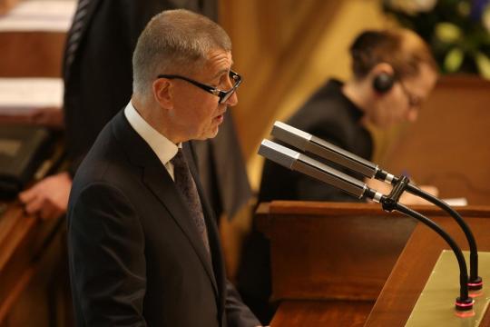 Czech PM Babis expected to win backing for his center-left cabinet