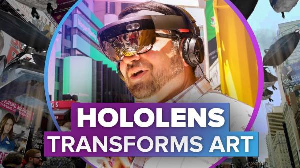 HoloLens meets art in Times Square