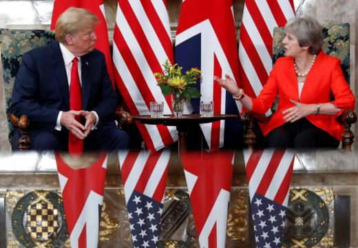 Do Brexit how you want so we can do a trade deal, Trump tells UK PM May