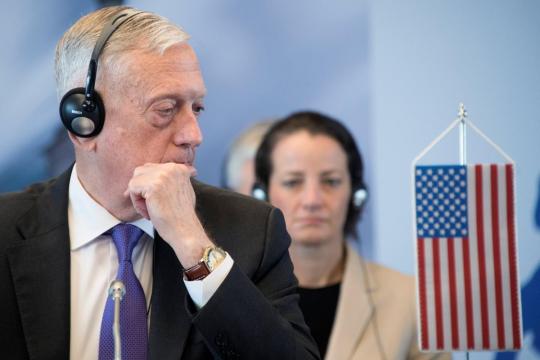 Word 'Russia' goes unspoken as Mattis meets Balkan defense chiefs