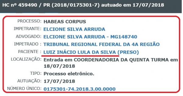 Ministro Humberto Martins, do STJ, volta a negar pedido para liberar Lula