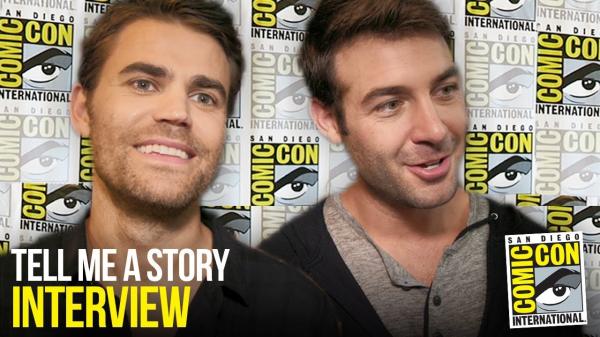 Paul Wesley & James Wolk Explain Fairy Tail Drama TELL ME A STORY at Comic Con 2018