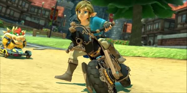 Breath Of The Wild Link Is Now Playable In Mario Kart 8 Deluxe For Free