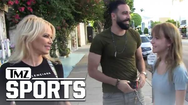 Pam Anderson Introduces French Soccer Star BF Adil Rami to Mom | TMZ Sports