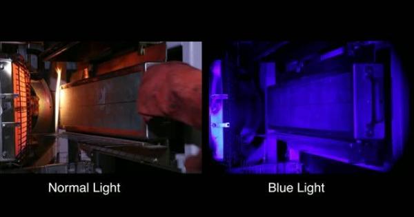 NIST unblinded me with science: New application of blue light sees through fire