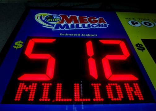 Mega Millions lottery tops $500 million for fifth time