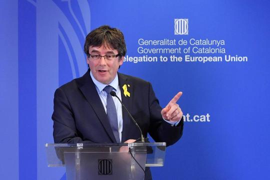 Ex-presidente da Catalunha diz que continuará combate separatista