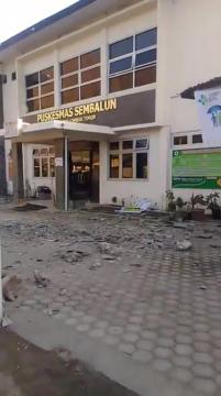 Powerful quake hits Indonesia's Lombok, three killed, houses damaged