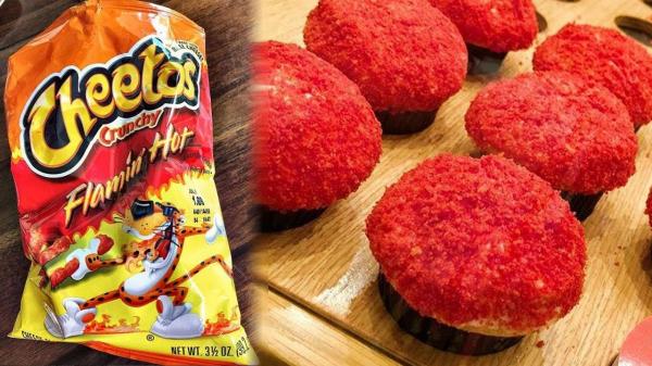 Sprinkles Debuts FLAMING HOT Cheetos Cupcakes & Fans Are Divided