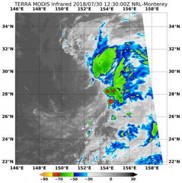 NASA finds development of Tropical Depression 16W