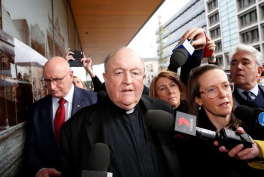 Australian church abuse victims welcome archbishop's resignation