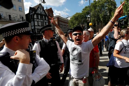 Far-right activist Robinson released on bail after court victory