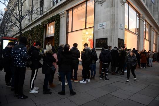 Christmas comes early for London department store