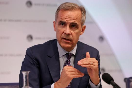 BoE's Carney sees 'uncomfortably high' risk of no-deal Brexit
