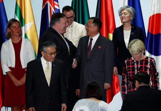 North Korea, U.S. spar over nuclear deal at Singapore forum