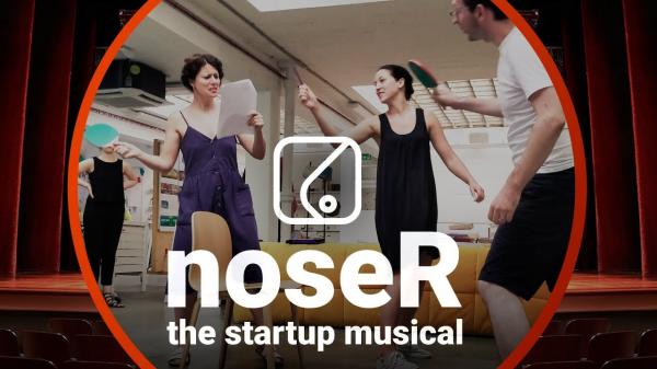 Spoofing tech startups NoseR, a musical,