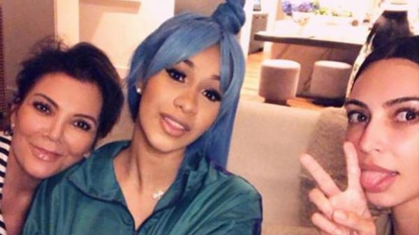 Cardi B JOKES About The Rich Kid Club After A Night In With Kim Kardashian & Kris Jenner