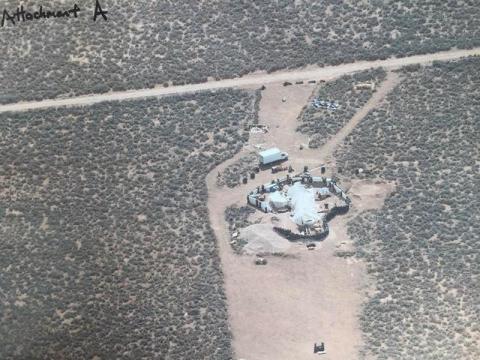 Eleven children found at squalid New Mexico compound, two arrested