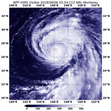 Typhoon Shanshan caught by NASA-NOAA's Suomi NPP satellite