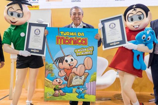 'Gibizão' da Turma da Mônica entra para o Guinness World Records