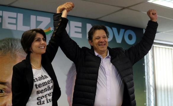 Brazil communist says she and Haddad can win race if Lula barred