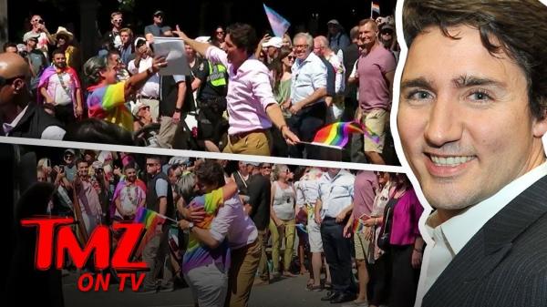 Justin Trudeau Having a Ball at Pride Parade in Vancouver | TMZ TV